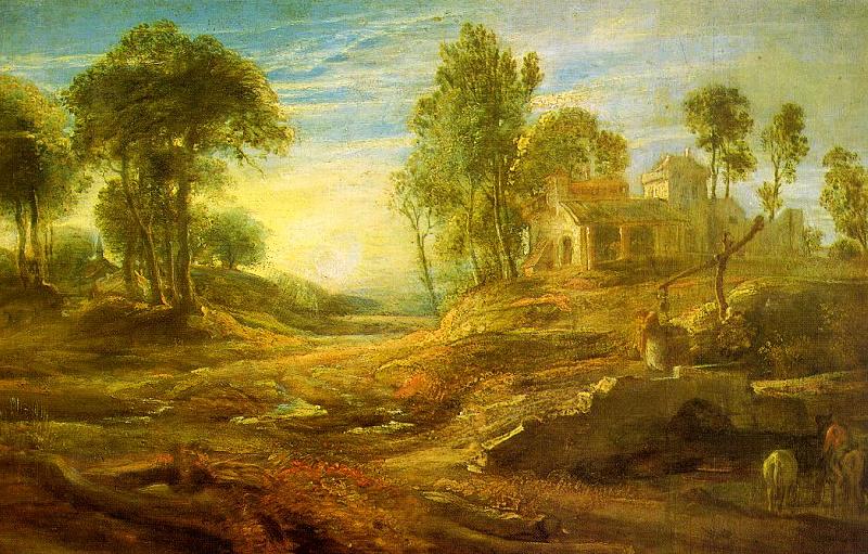 Peter Paul Rubens Landscape with a Watering Place oil painting image